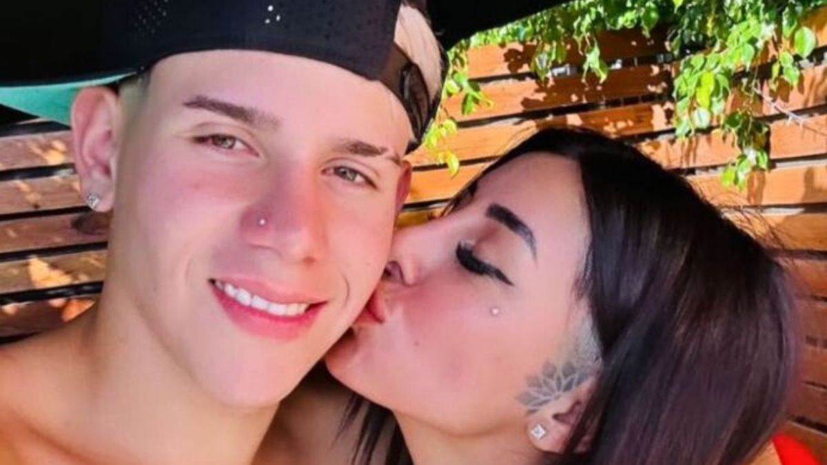 Tamara Báez y su novio
