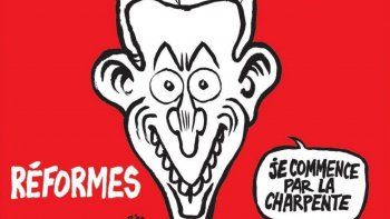 incendio en notre dame: la tapa de charlie hebdo que genero fuerte criticas y adhesiones