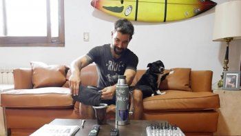 Cachete Sierra se quemó la mano con el agua hirviendo del mate