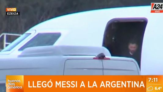 Exclusivo: así llegó Lionel Messi a la Argentina para sumarse a la Selección por Eliminatorias