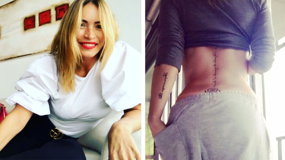 Claudia Fernández habló de su tatuaje sexy: Hace rato tenía ganas de  hacérmelo, tiene una frase mía