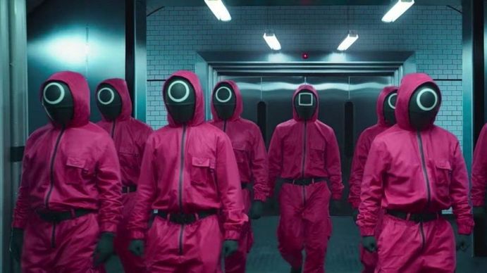 Parodió una escena de El Juego del Calamar y se volvió viral