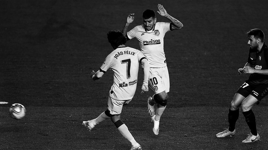 Furia colchonera: el Atlético de Simeone goleó 5 a 0 a Osasuna de visitante y sigue en puestos de Champions