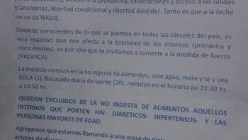 Como De Vido, los presos de Devoto también hacen huelga de hambre en reclamo de excarcelaciones para descomprimir el penal