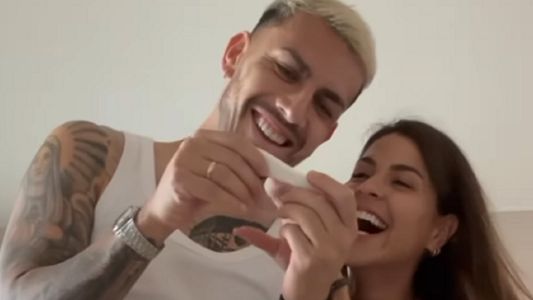Leandro Paredes y Camila Galante confirmaron su embarazo con un emotivo video: Ahora sí