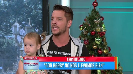 Francisco Delgado: Con Barby no nos llevamos bien, prácticamente no...