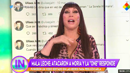 Moria Casán mostró el video completo de sus dichos sobre la muerte de Natacha Jaitt