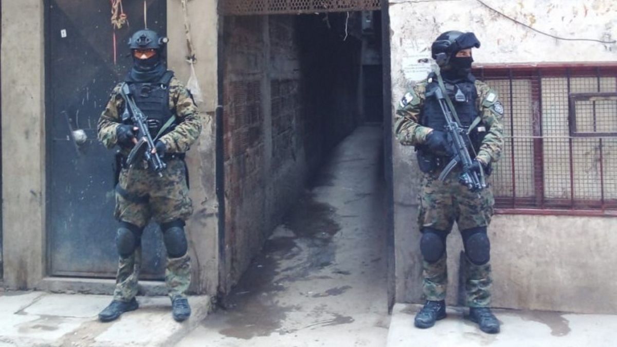 14 personas fueron detenidas por tráfico de cocaína en allanamientos simultáneos (Foto: Argentina.gob).