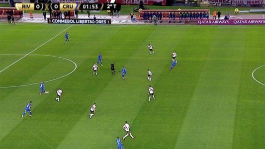 Volvió el VAR: la tecnología le anuló al Cruzeiro el 1-0 ante River, pero ¿era offside?