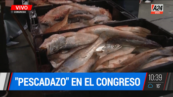 Esta es la oferta del primer Pescadazo frente al Congreso. (Captura de Tv) Esta es la oferta del primer Pescadazo frente al Congreso. (Captura de Tv)