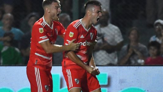 Video | Los goles del triunfo de River ante Sarmiento que lo dejaron como único puntero