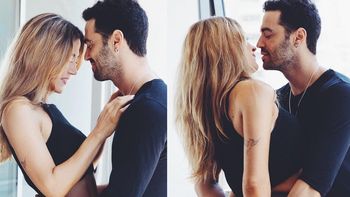 La foto familiar de Jimena Barón junto a Morrison y su novio, Mauro Caiazza