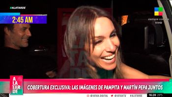 Pampita y Martín Pepa oficializaron su noviazgo: cena romántica, beso y un gesto de amor