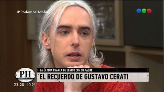 Benito Cerati contó cómo fue el último encuentro con su papá: Fue súper simple y me dijo...