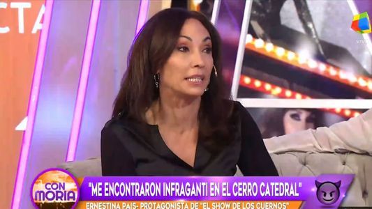 Ernestina Pais recordó cuando tuvo sexo en el Cerro Catedral: Al mes estoy mirando Intrusos y...