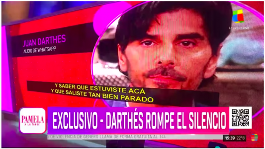 Se filtró un audio de WhatsApp de Darthés a un amigo