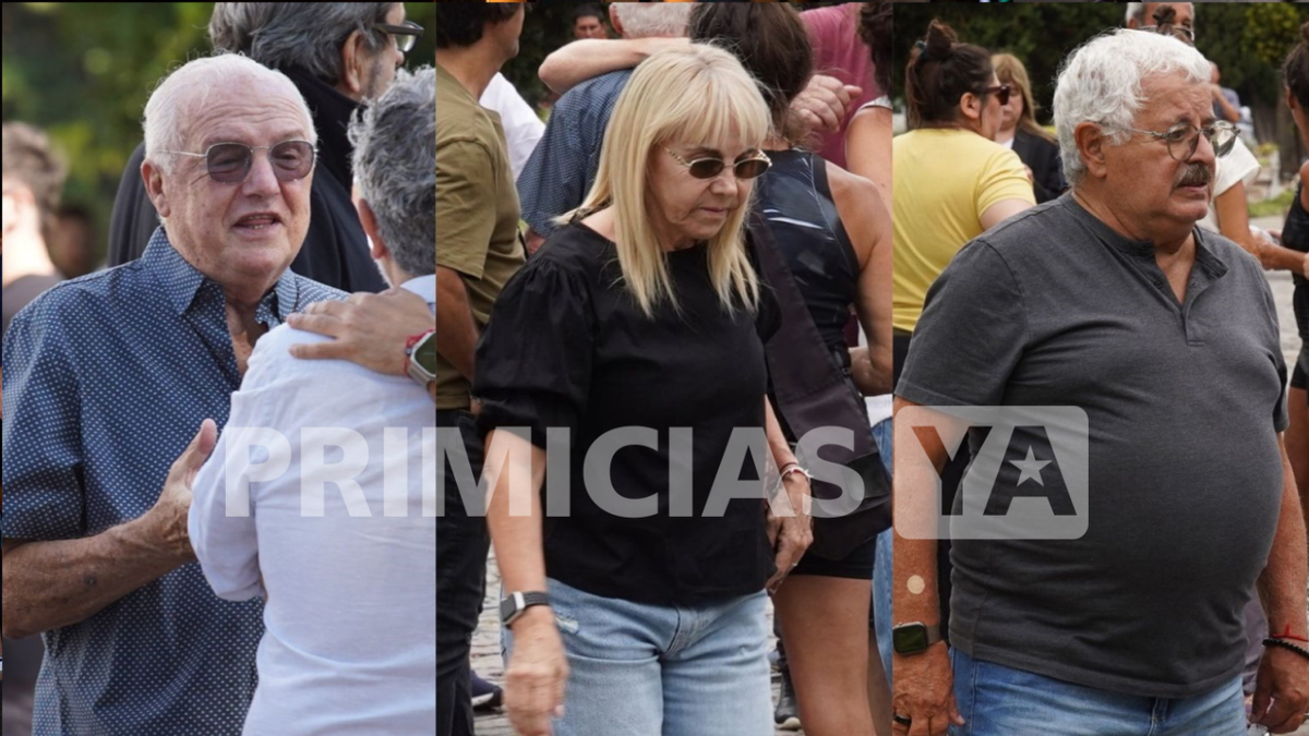 Así fue el último adiós a Marcelo Araujo: las emotivas fotos con Claudia Villafañe, Tití Fernández y más figuras