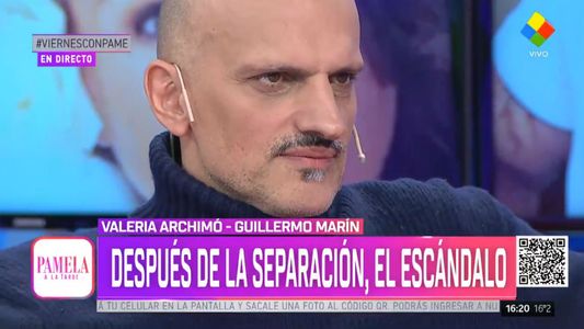 Guillermo Marín negó un romance con Sol Pérez: El tiempo me dará la razón