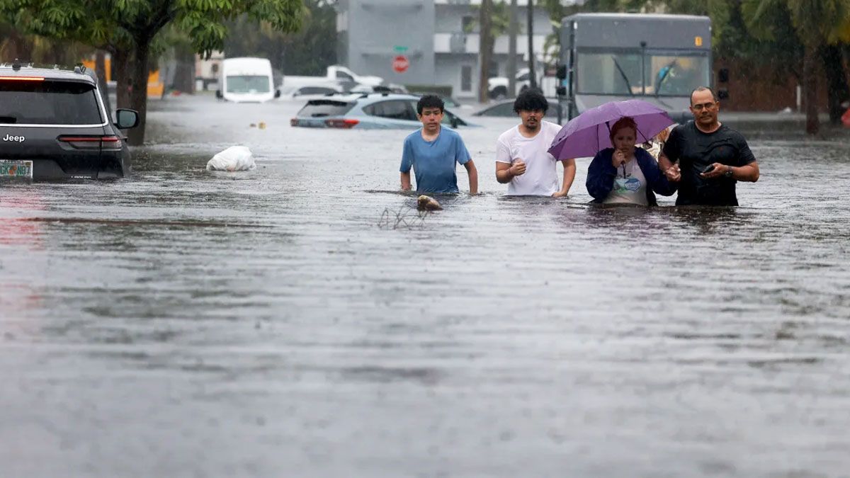 Inundaciones inusitadas en Florida