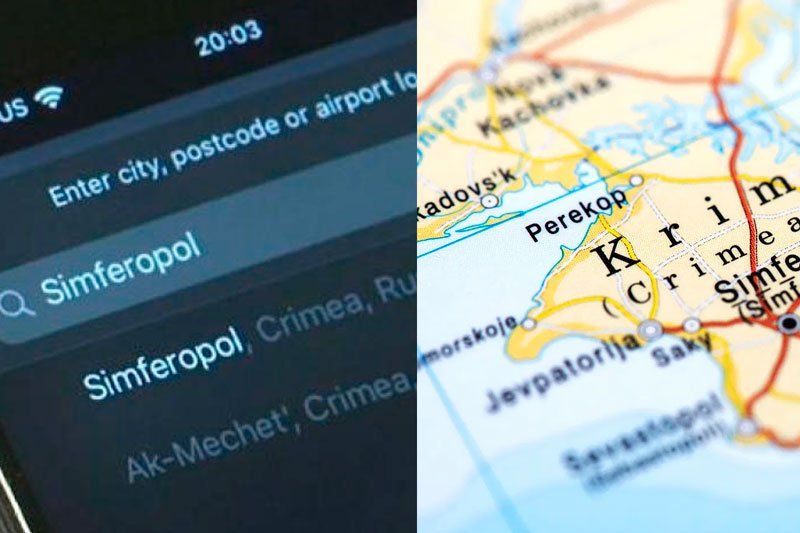 Apple puso en sus mapas a Crimea como parte de Rusia y desató el enojo de Ucrania