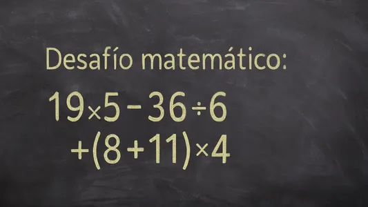 Desafío matemático: ¿en cuánto tiempo lográs resolverlo?