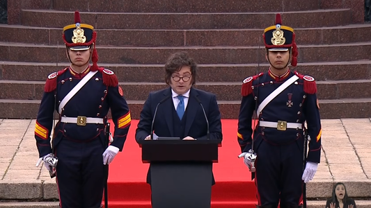 Milei encabezó el acto en homenaje a San Martín: Los enemigos de la libertad no descansan
