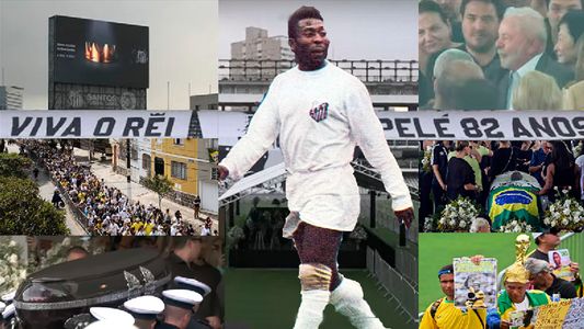 El último adiós: el féretro de Pelé ya está en el cementerio de Santos, su morada definitiva