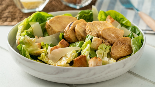 ENSALADA CÉSAR receta: saludable, RIQUÍSIMA y ultra fácil de preparar