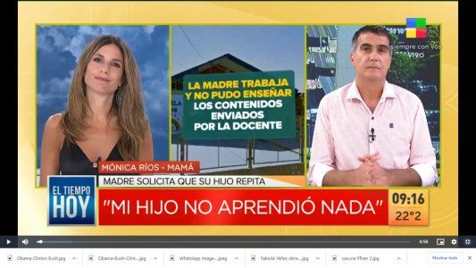 La mamá de un alumno de séptimo grado pide que su hijo repita el año porque no aprendió nada