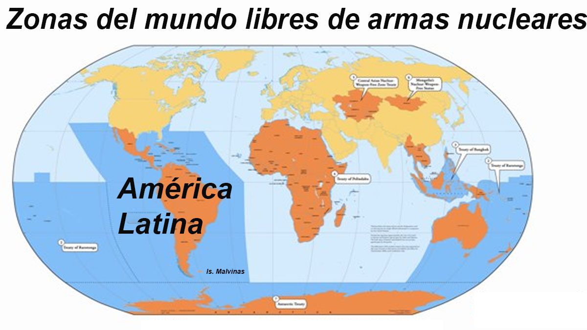 América Latina, zona libre de armas nucleares, a donde llegó el portaaviones británico 