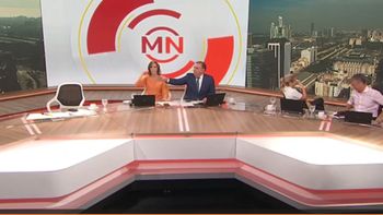un periodista del trece abandono en vivo el noticiero antes de que termine: cerrale el microfono