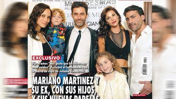 Mariano Martínez le presentó su nueva novia a la madre de sus hijos