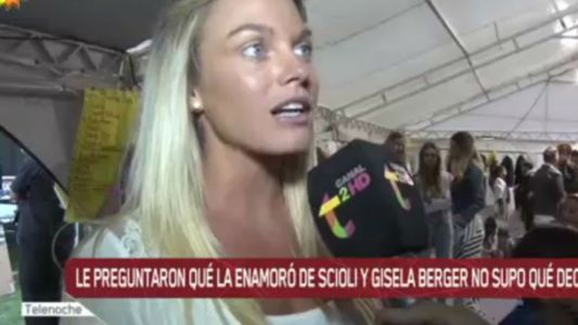 La pregunta sobre Daniel Scioli que dejó dudando a Gisela Berger