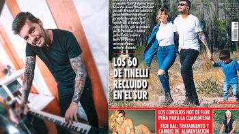 Tapa de revista: los días de Marcelo Tinelli recluido en el sur