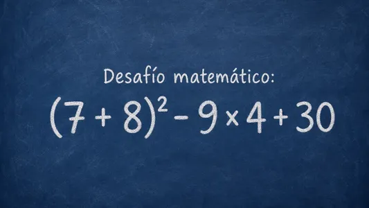 Desafío Matemático: ¿resolvés bien esta cuenta?
