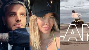 La furia de Mauro Icardi tras ver a una de sus hijas manejando un cuatriciclo sin casco bajo el cuidado de Wanda Nara