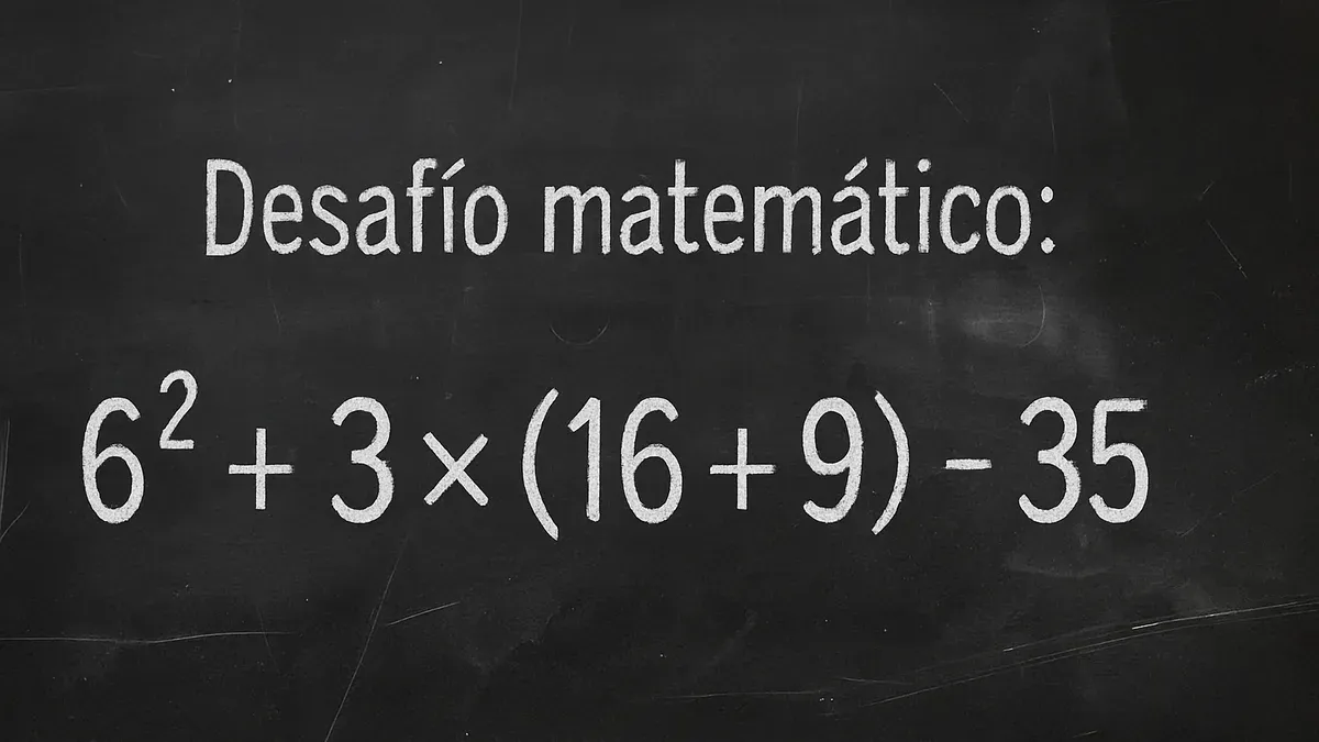 La regla esencial para resolver este desafío matemático es conocido como PEMDAS (por sus siglas en inglés) o jerarquía de operaciones.