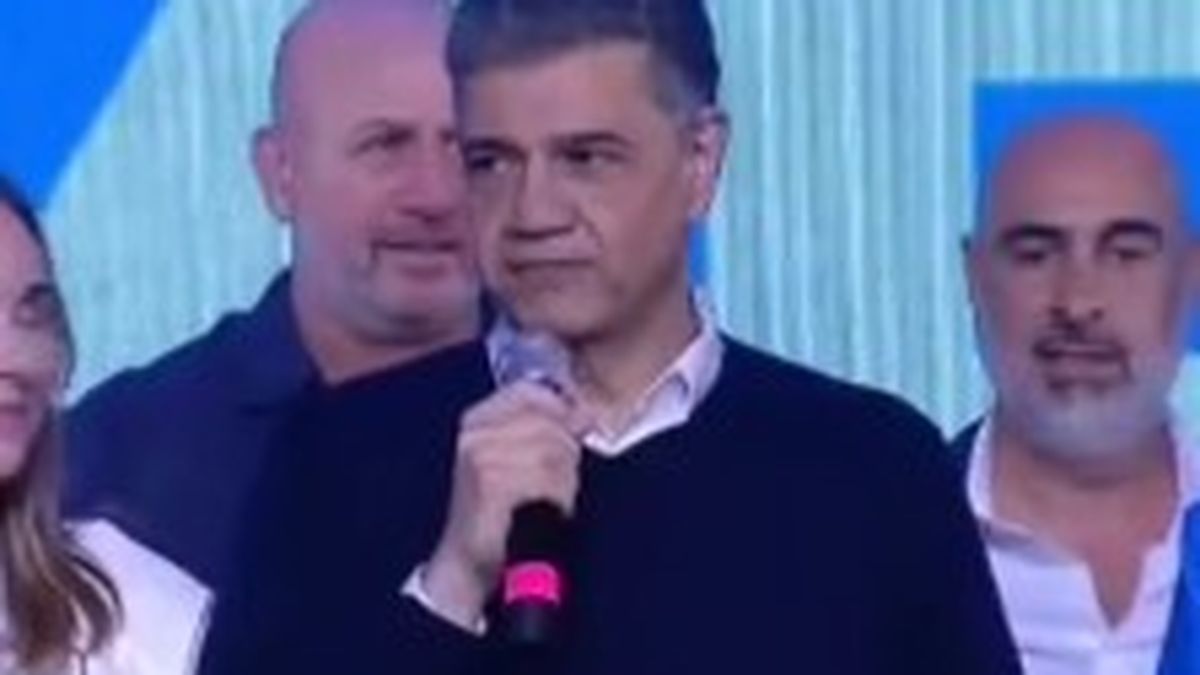 El incómodo momento de Jorge Macri por un reproche de sus militantes. (Captura)
