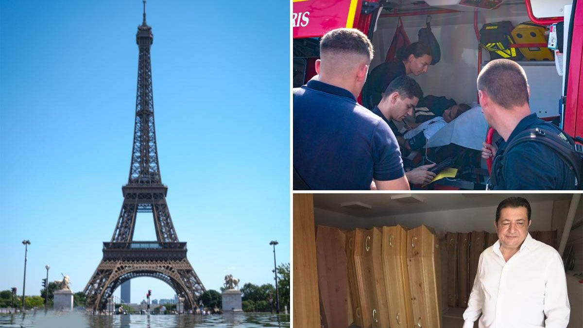 La ciudad de París, desbordada por los casos de muertes debido al calor extraordinario de este verano. (Foto: Gentileza Le monde)