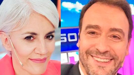 El reencuentro entre Débora DAmato y Adrián Pallares en vivo