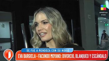 Eva Bargiela le tiró un palito a Facundo Moyano al hablar de su nueva relación con Gianluca Simeone