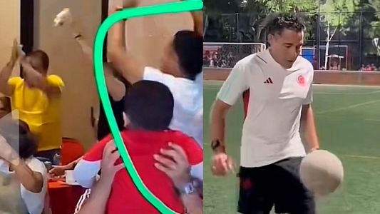 El video de Jorge Bolaños cuando se desploma y muere en pleno festejo familiar