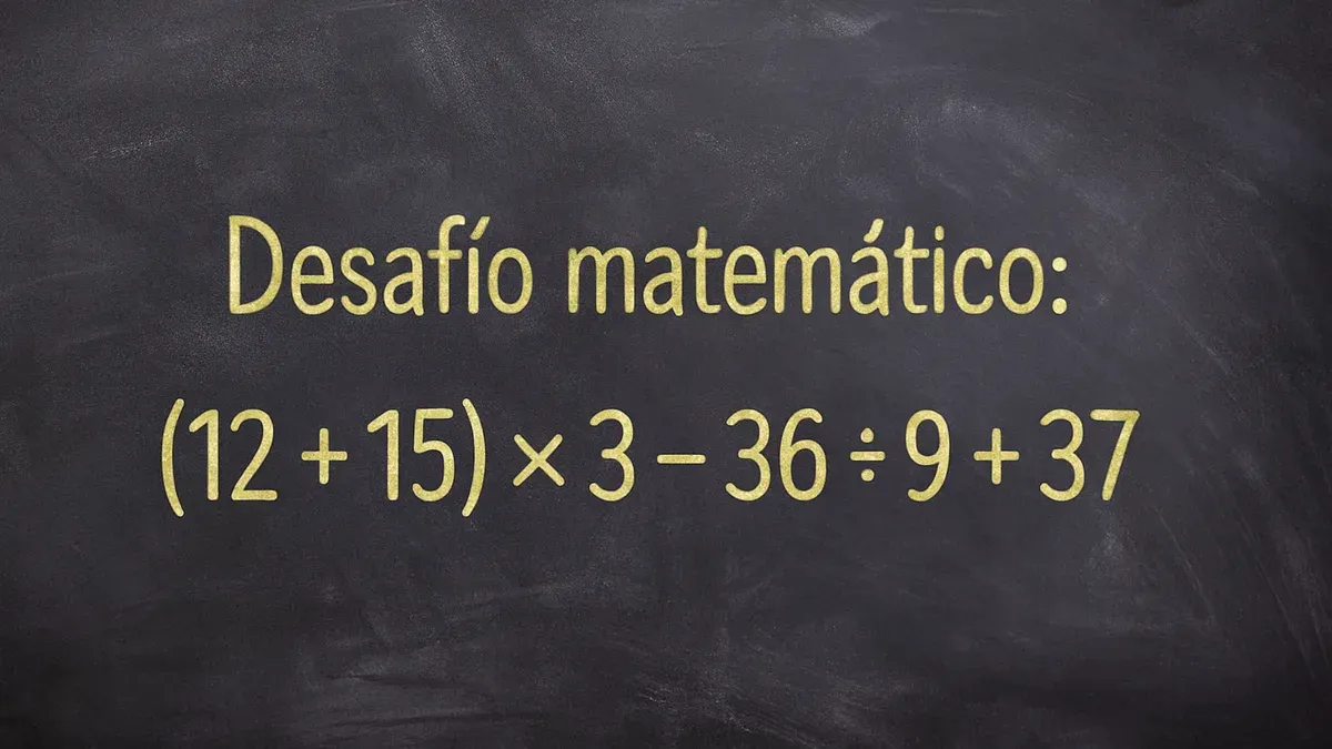 La regla esencial para resolver este desafío matemático es conocido como PEMDAS (por sus siglas en inglés) o jerarquía de operaciones.
