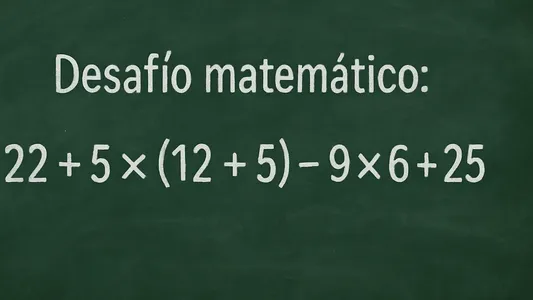 Desafío matemático: la cuenta parece fácil, pero muchos cometen un error frecuente