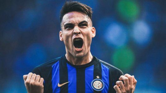 Inter le ganó el derby 3-2 al Milan con gol y asistencia de Lautaro Martínez