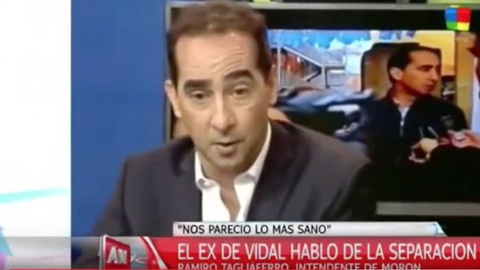 El ex esposo de Vidal habló de la separación