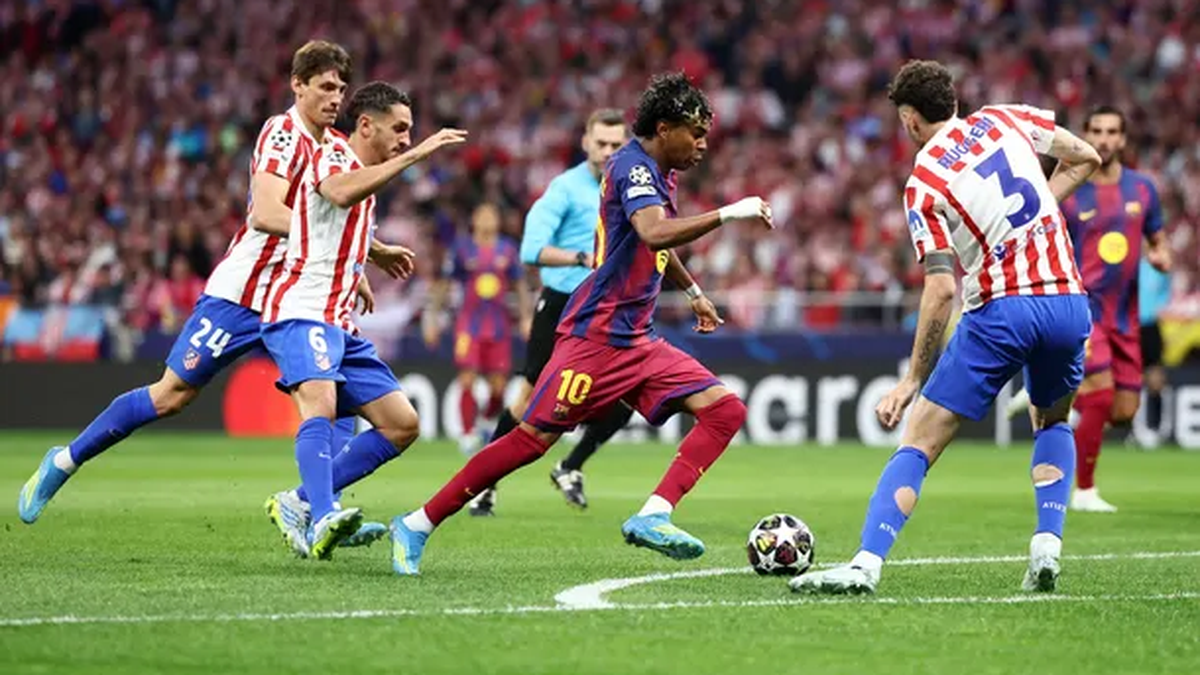 El eleco catal&aacute;n, que peg&oacute; primero con un gol de Lamine Yamal.&nbsp;