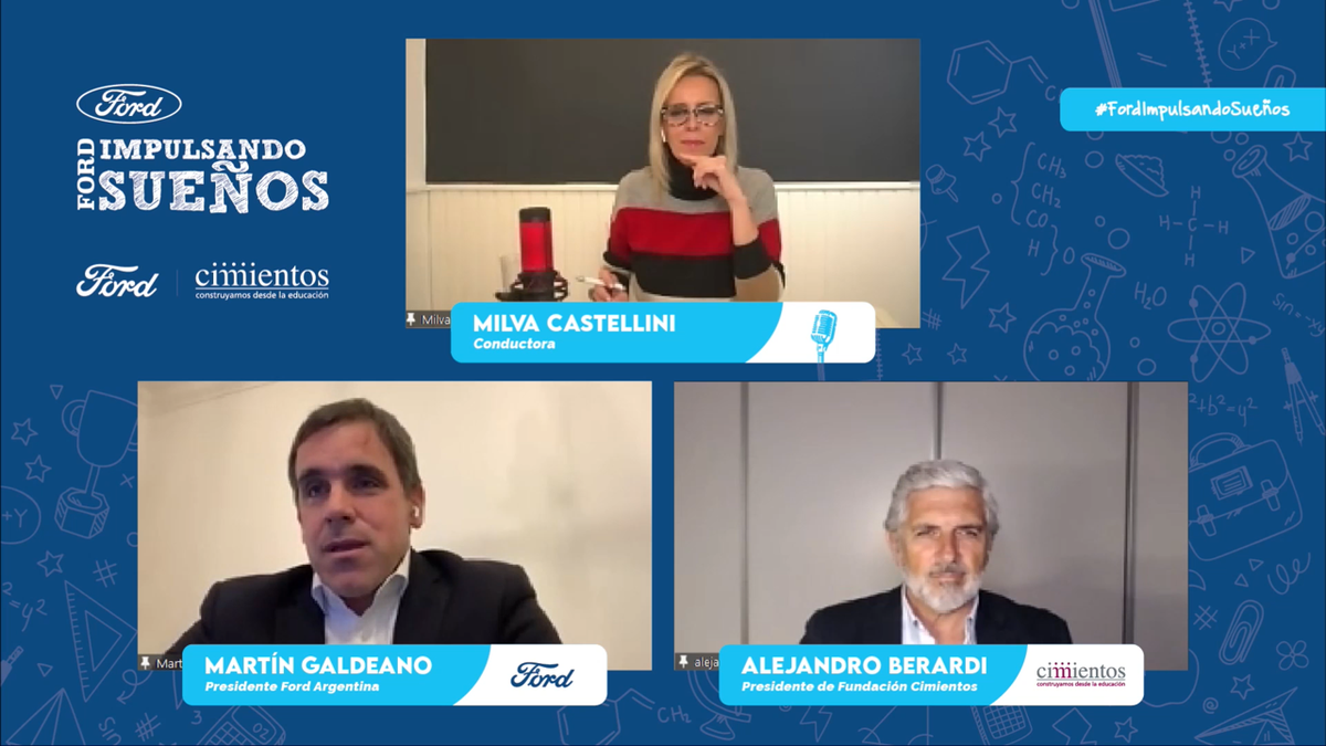 Ford Impulsando Sueños se presentó en Argentina con el objetivo de ayudar a jóvenes de entre 16 y 18 años a terminar sus estudios secundarios. El programa ofrece tutorías