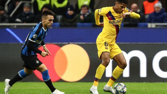 El Inter de Lautaro perdió 2-1 contra un Barcelona sin Messi y se quedó afuera de la Champions