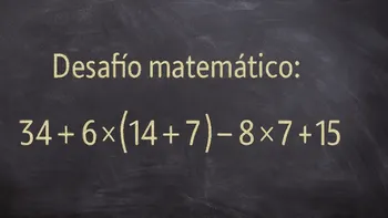 Desafío Matemático: el desafío está en los signos